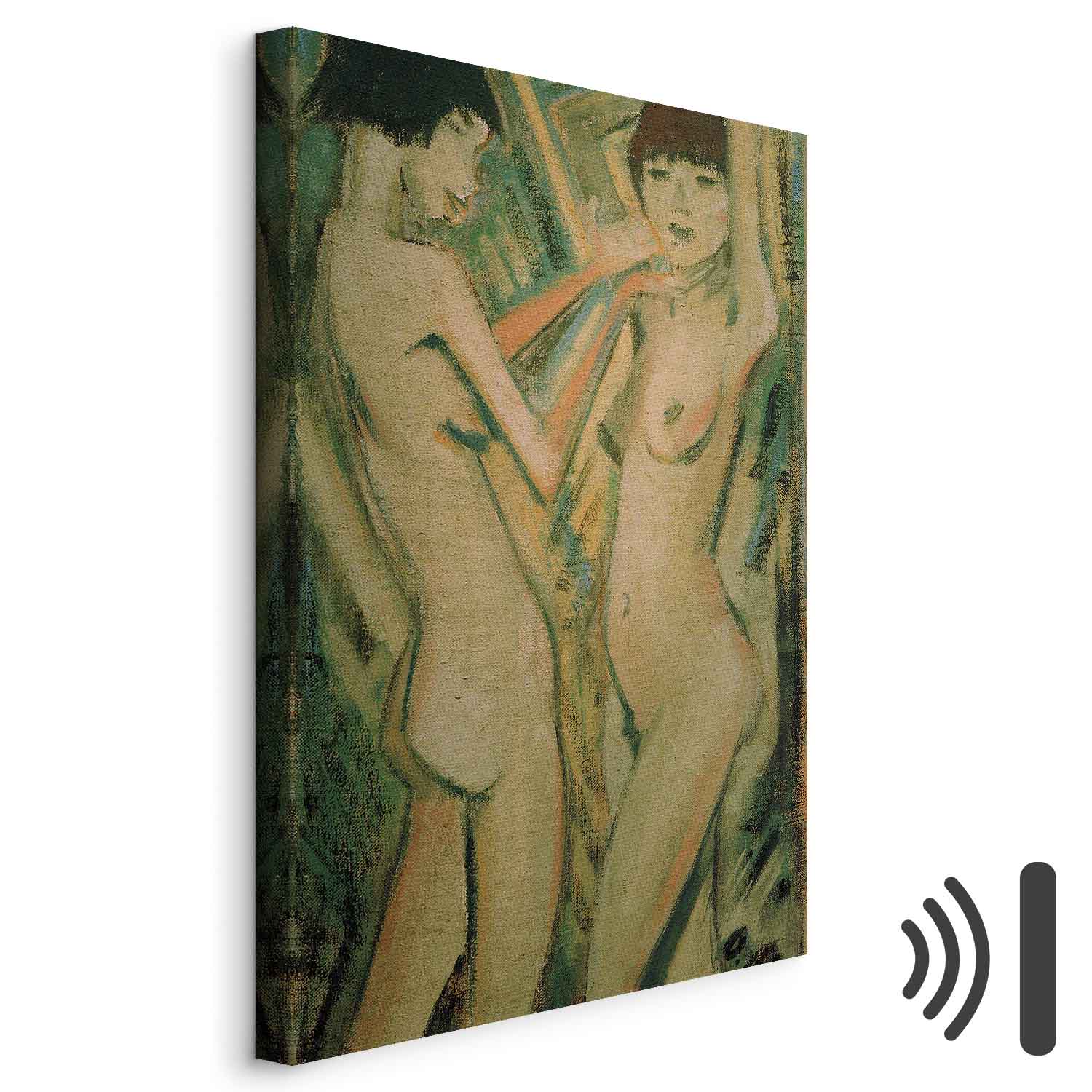 Otto Mueller Two Girls Classic Canvas Print