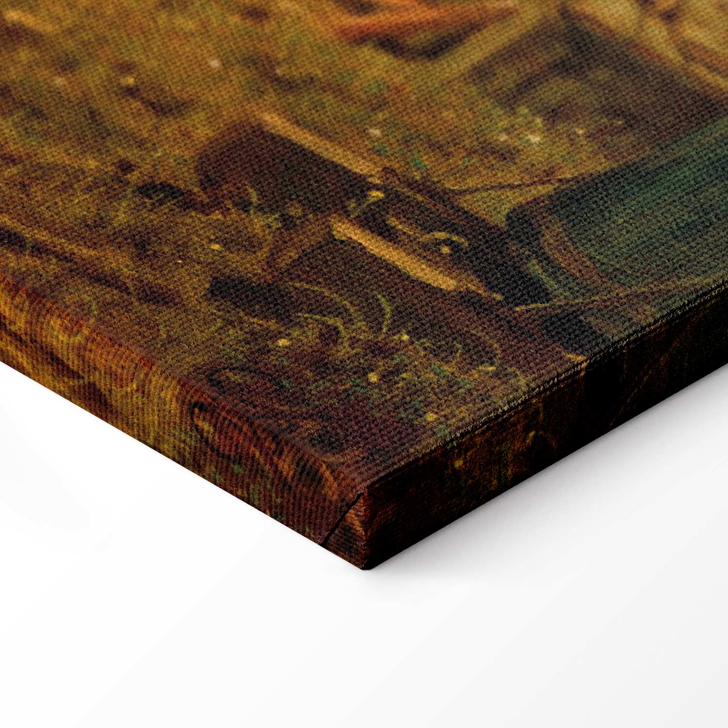 Well-Wisher Presenting Flowers Classic Canvas Print