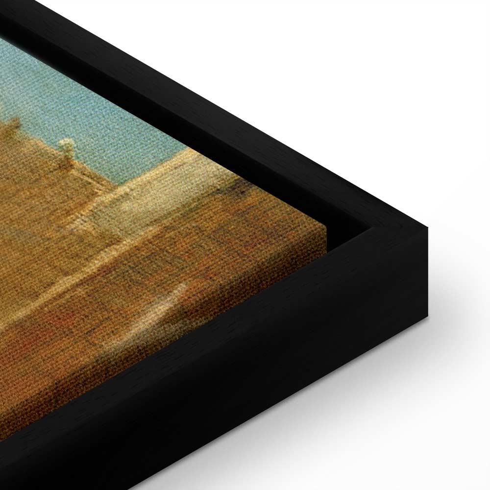 Canvas Print - Well-Wisher Presenting Flowers