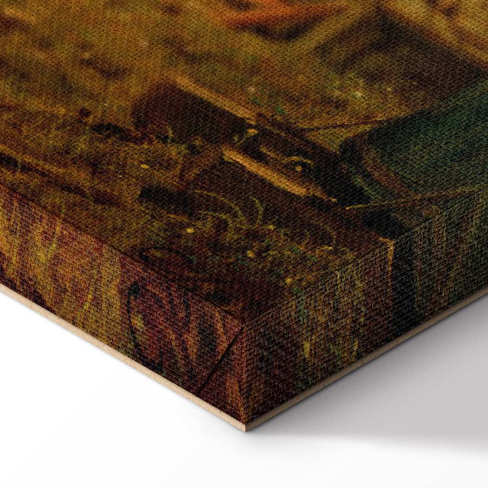 Well-Wisher Presenting Flowers Classic Canvas Print