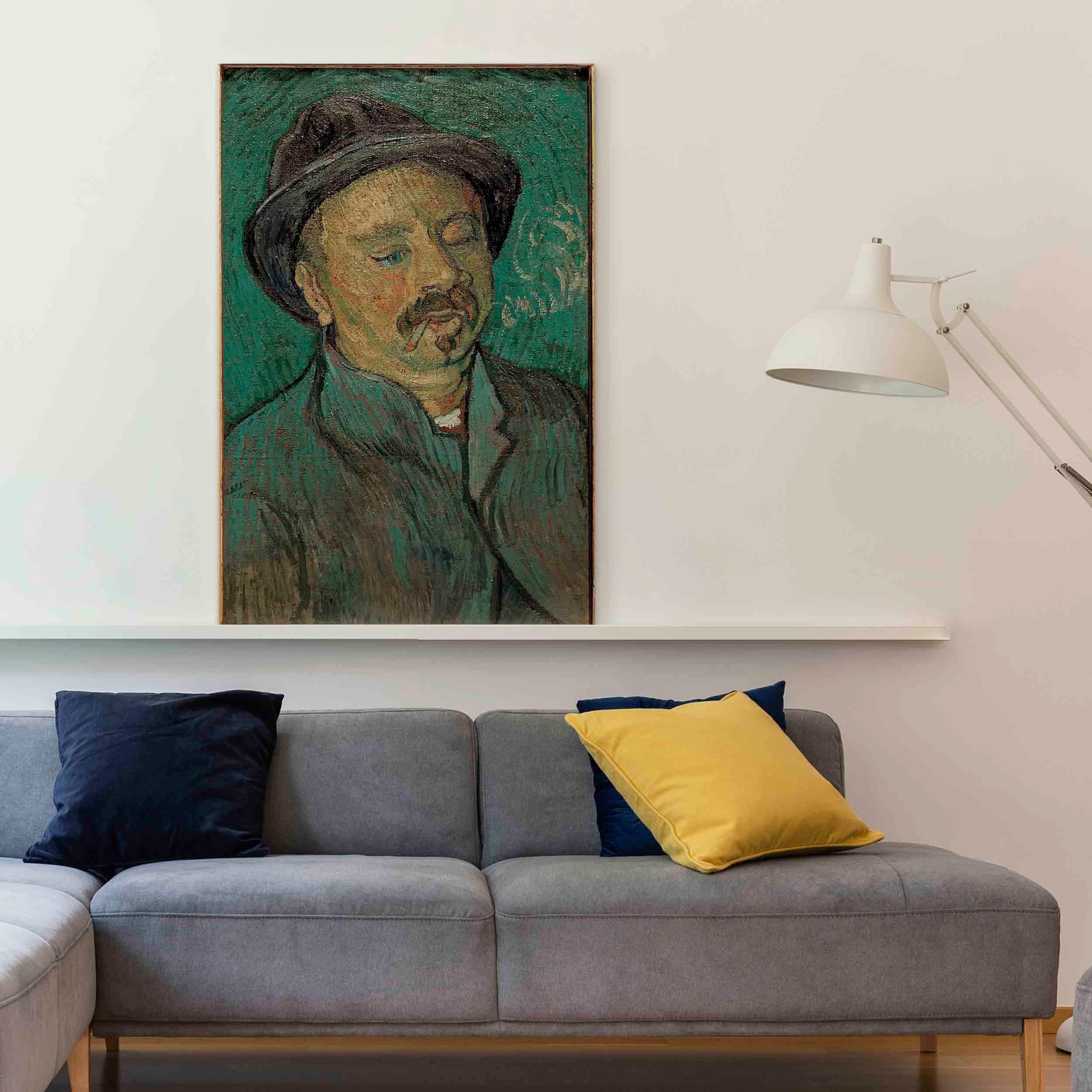 Canvas Print - Portrait of a oneeyed man (Vincent Van Gogh)