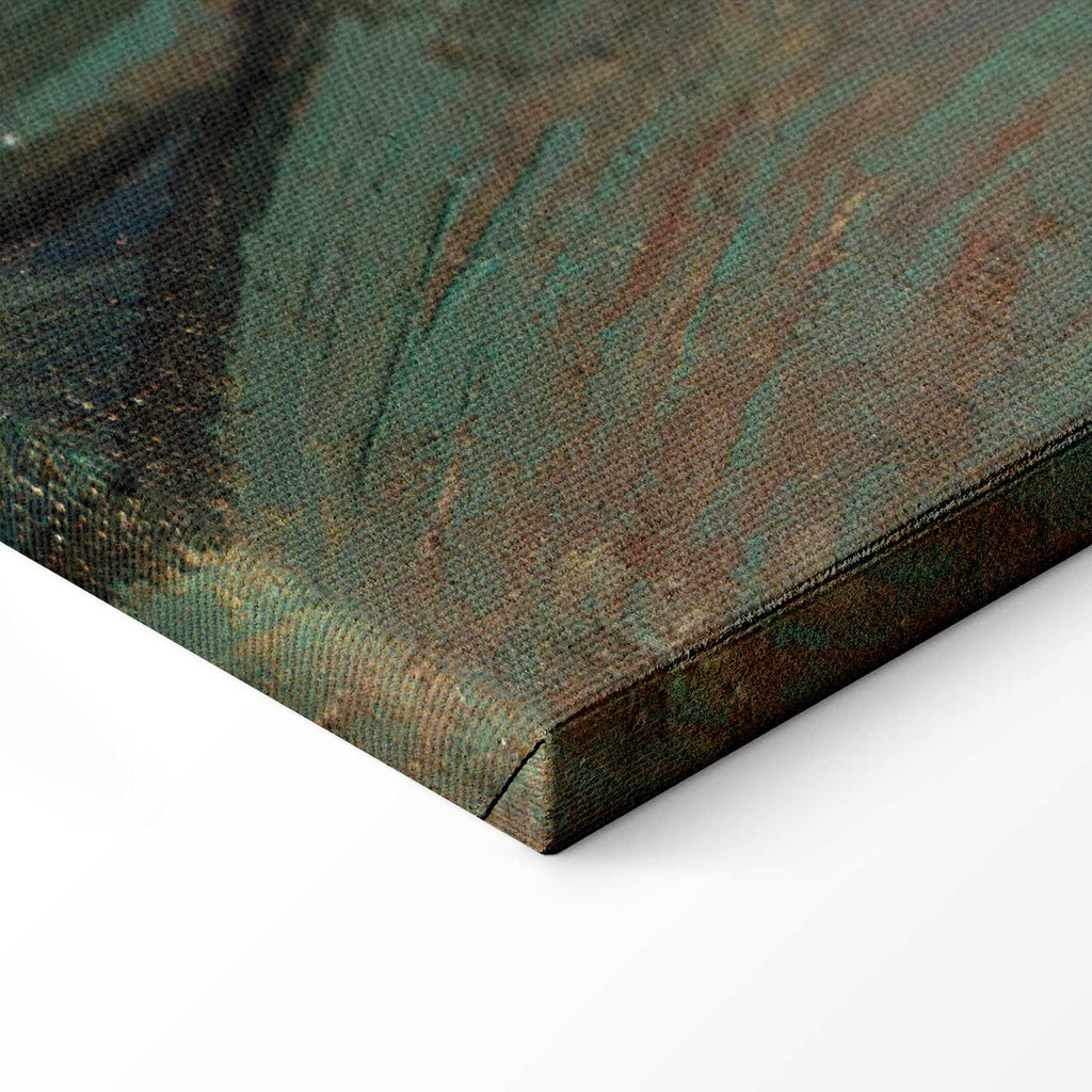 One-Eyed Man Portrait Classic Canvas Print