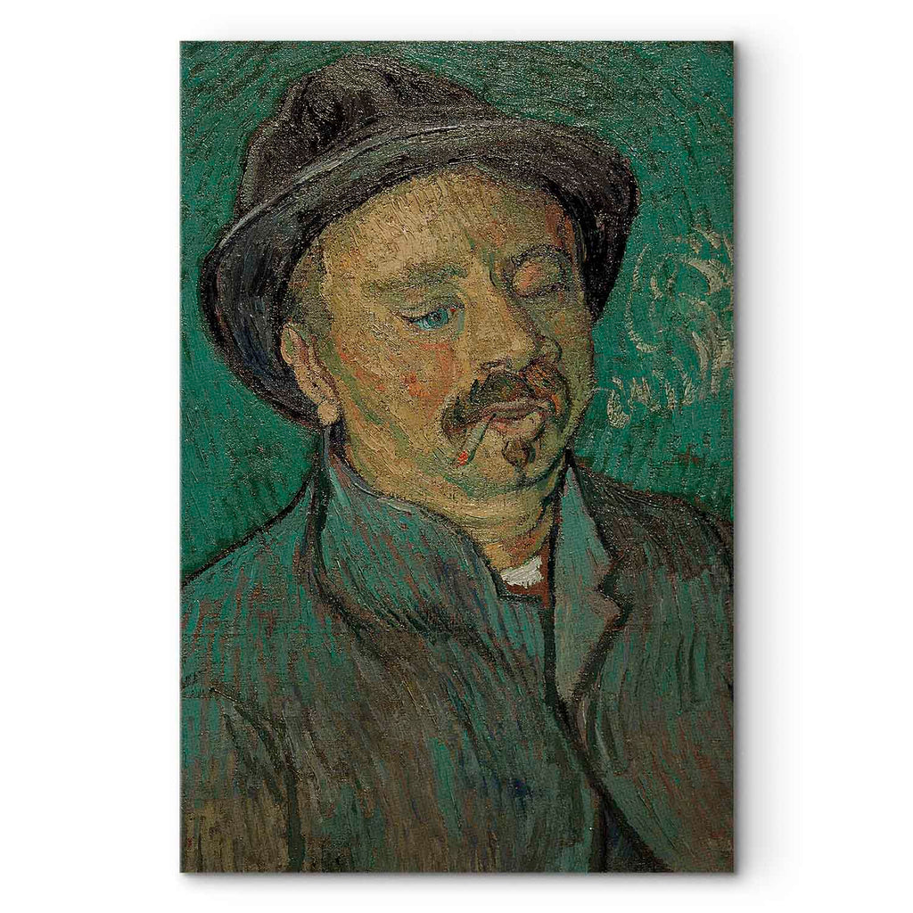 One-Eyed Man Portrait Classic Canvas Print