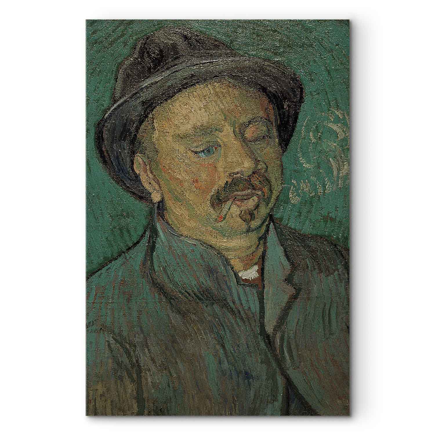 One-Eyed Man Portrait Classic Canvas Print