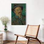 Canvas Print - Portrait of a oneeyed man (Vincent Van Gogh)
