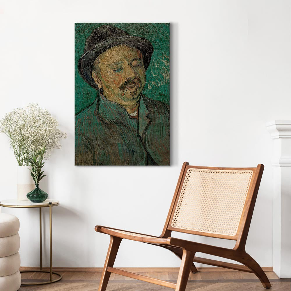 Canvas Print - Portrait of a oneeyed man (Vincent Van Gogh)