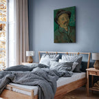 One-Eyed Man Portrait Classic Canvas Print