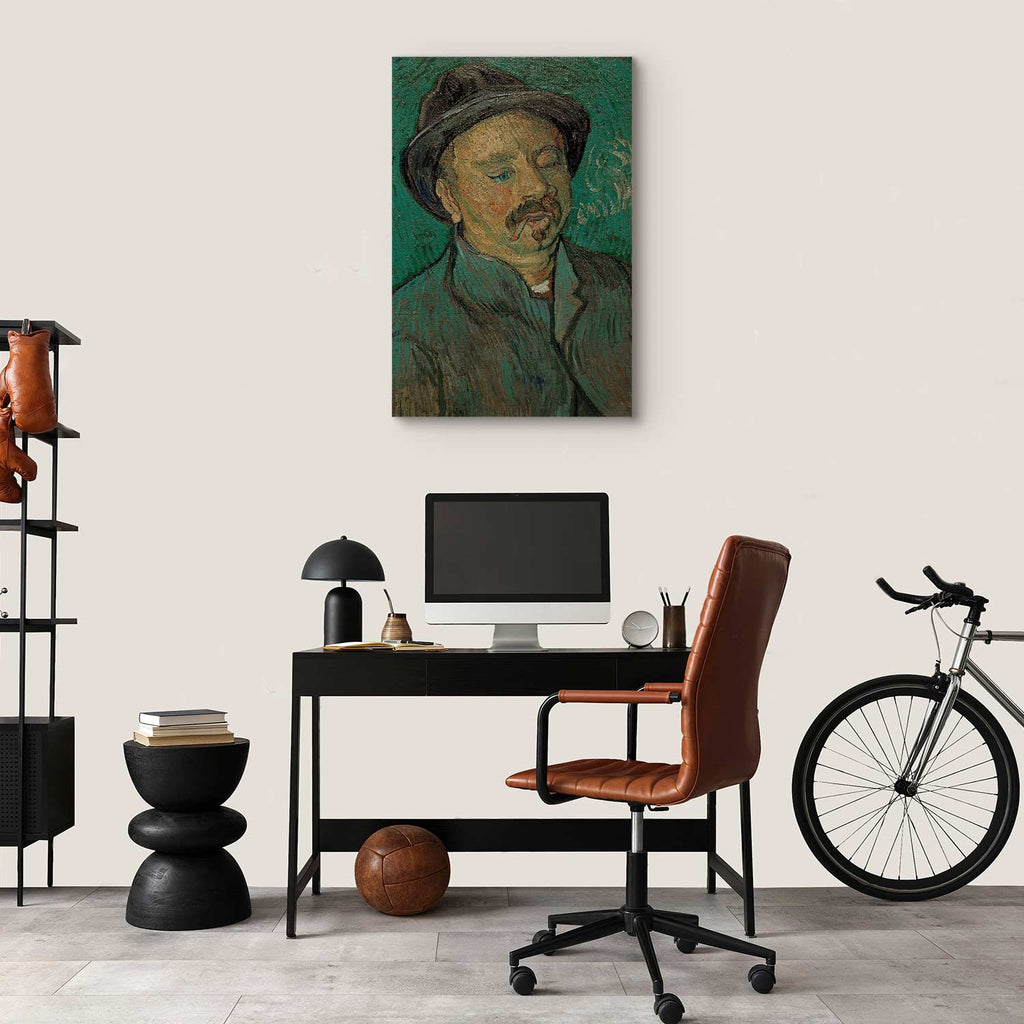 One-Eyed Man Portrait Classic Canvas Print