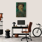 One-Eyed Man Portrait Classic Canvas Print