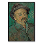 One-Eyed Man Portrait Classic Canvas Print
