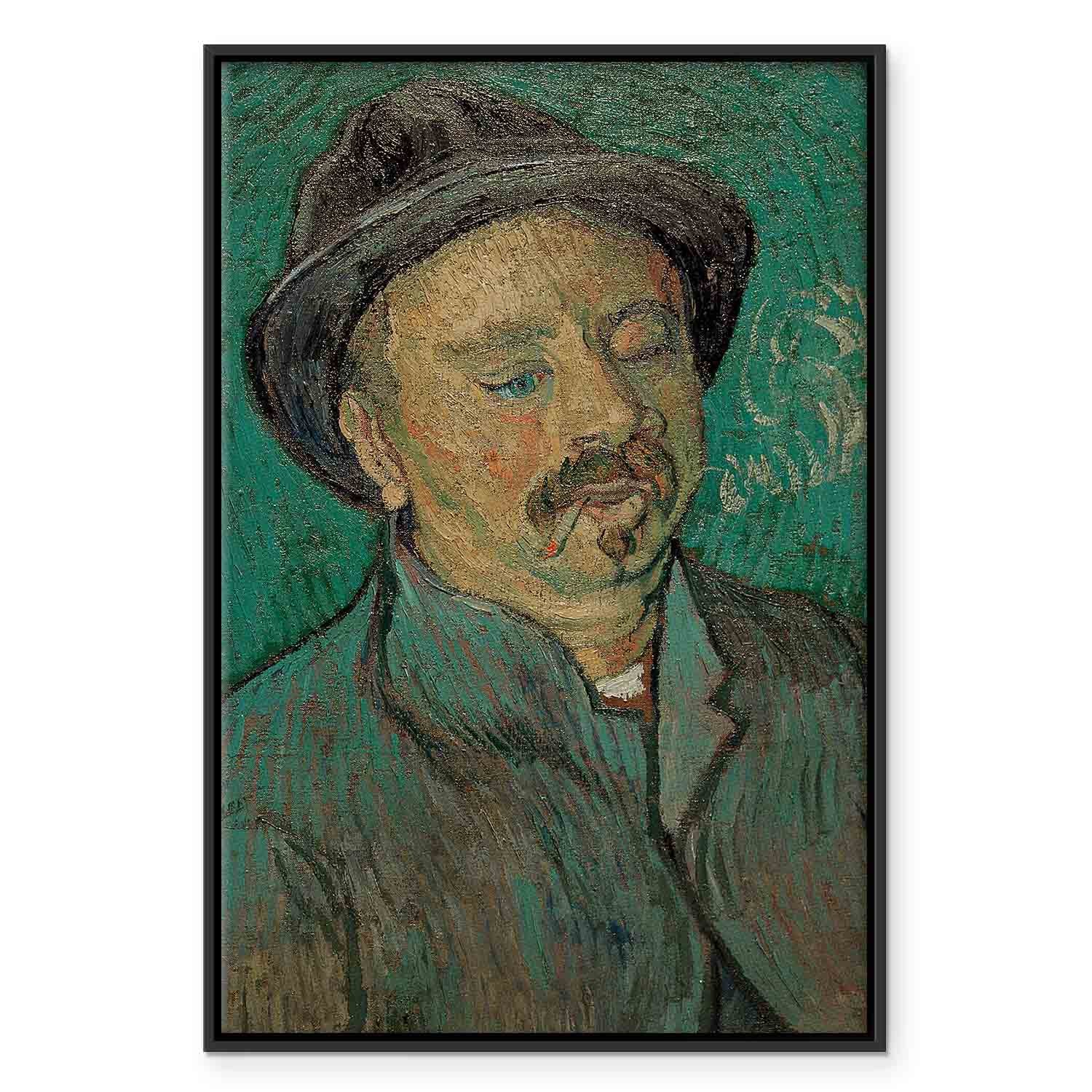 One-Eyed Man Portrait Classic Canvas Print