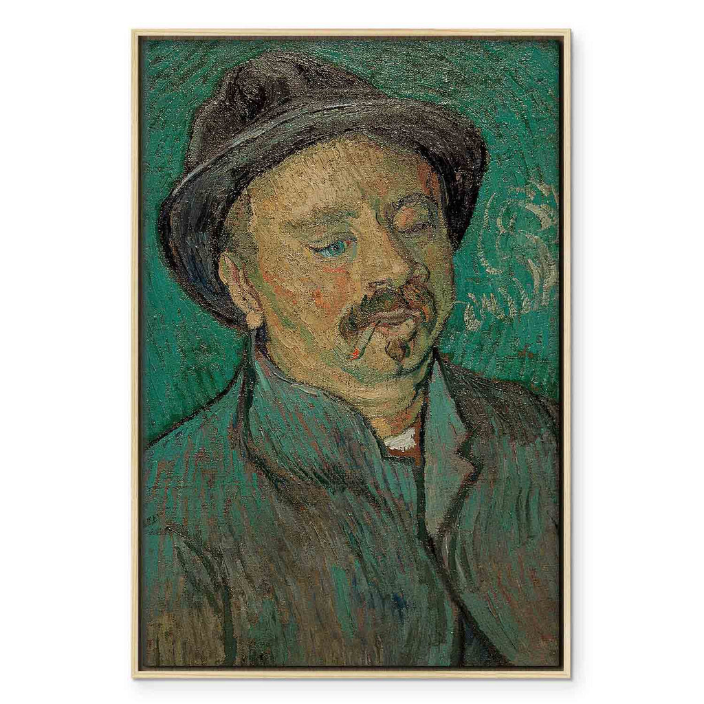 One-Eyed Man Portrait Classic Canvas Print