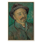 One-Eyed Man Portrait Classic Canvas Print