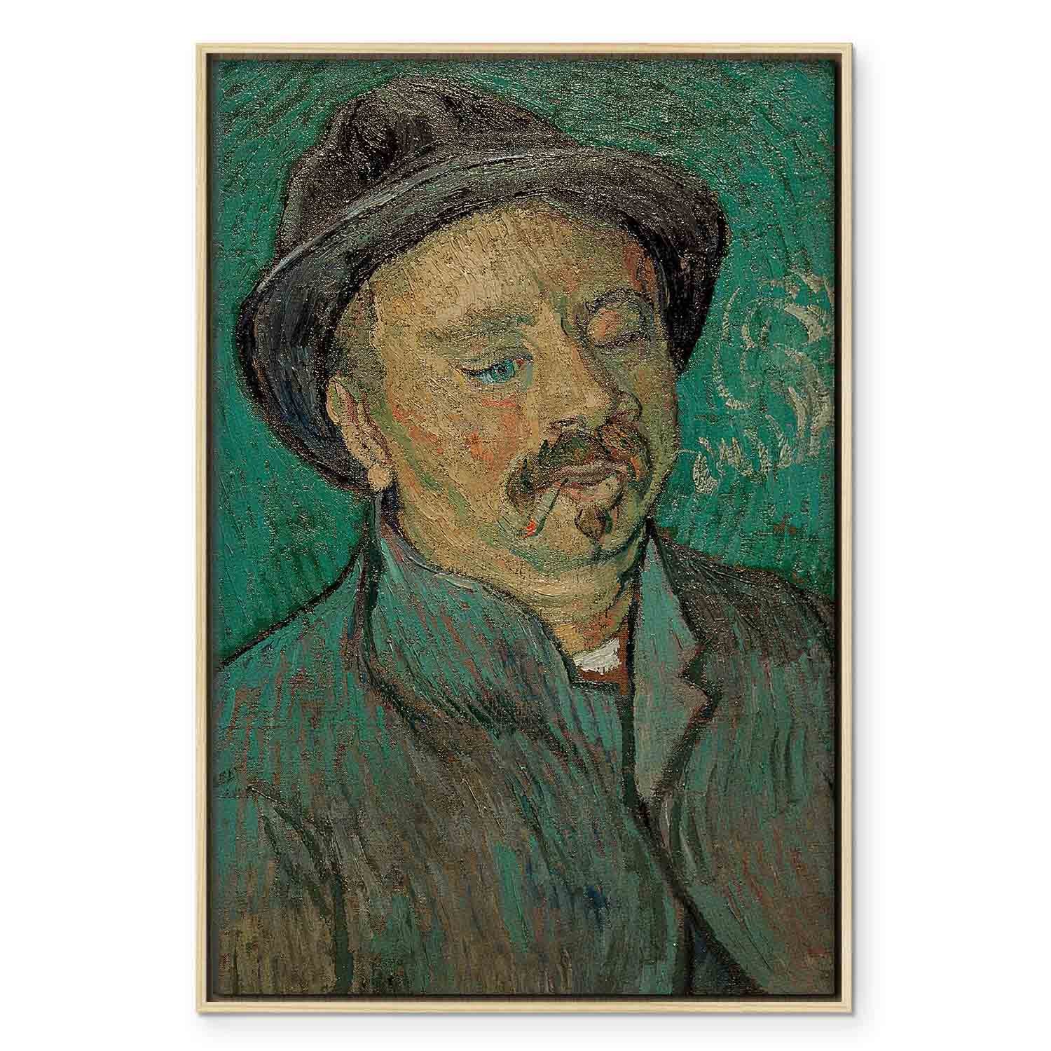 One-Eyed Man Portrait Classic Canvas Print