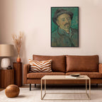 Canvas Print - Portrait of a oneeyed man (Vincent Van Gogh)