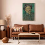 Canvas Print - Portrait of a oneeyed man (Vincent Van Gogh)