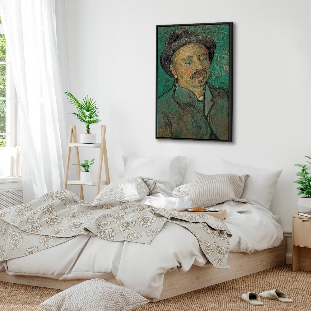 Canvas Print - Portrait of a oneeyed man (Vincent Van Gogh)