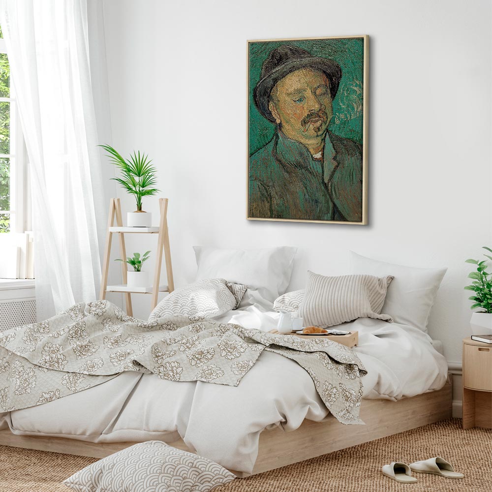 Canvas Print - Portrait of a oneeyed man (Vincent Van Gogh)
