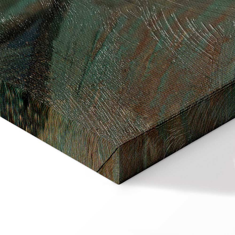 One-Eyed Man Portrait Classic Canvas Print