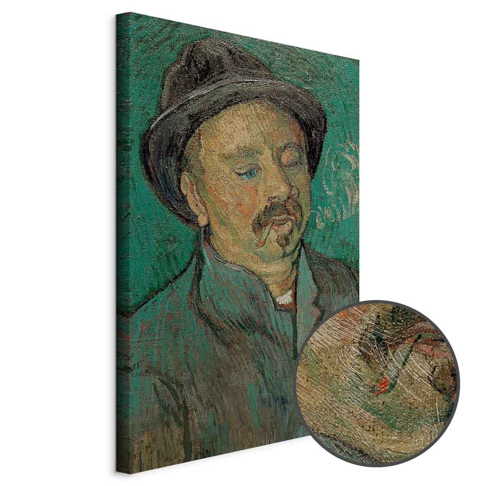 One-Eyed Man Portrait Classic Canvas Print