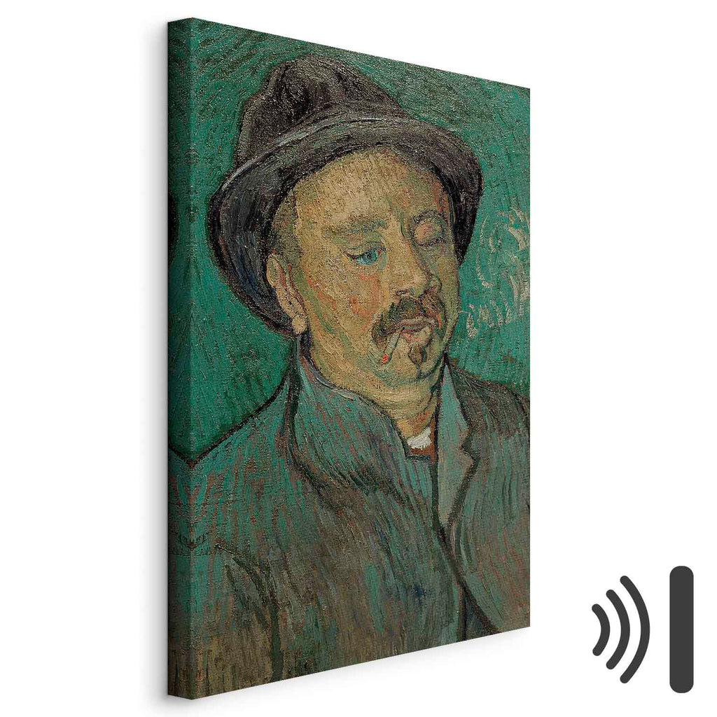 One-Eyed Man Portrait Classic Canvas Print