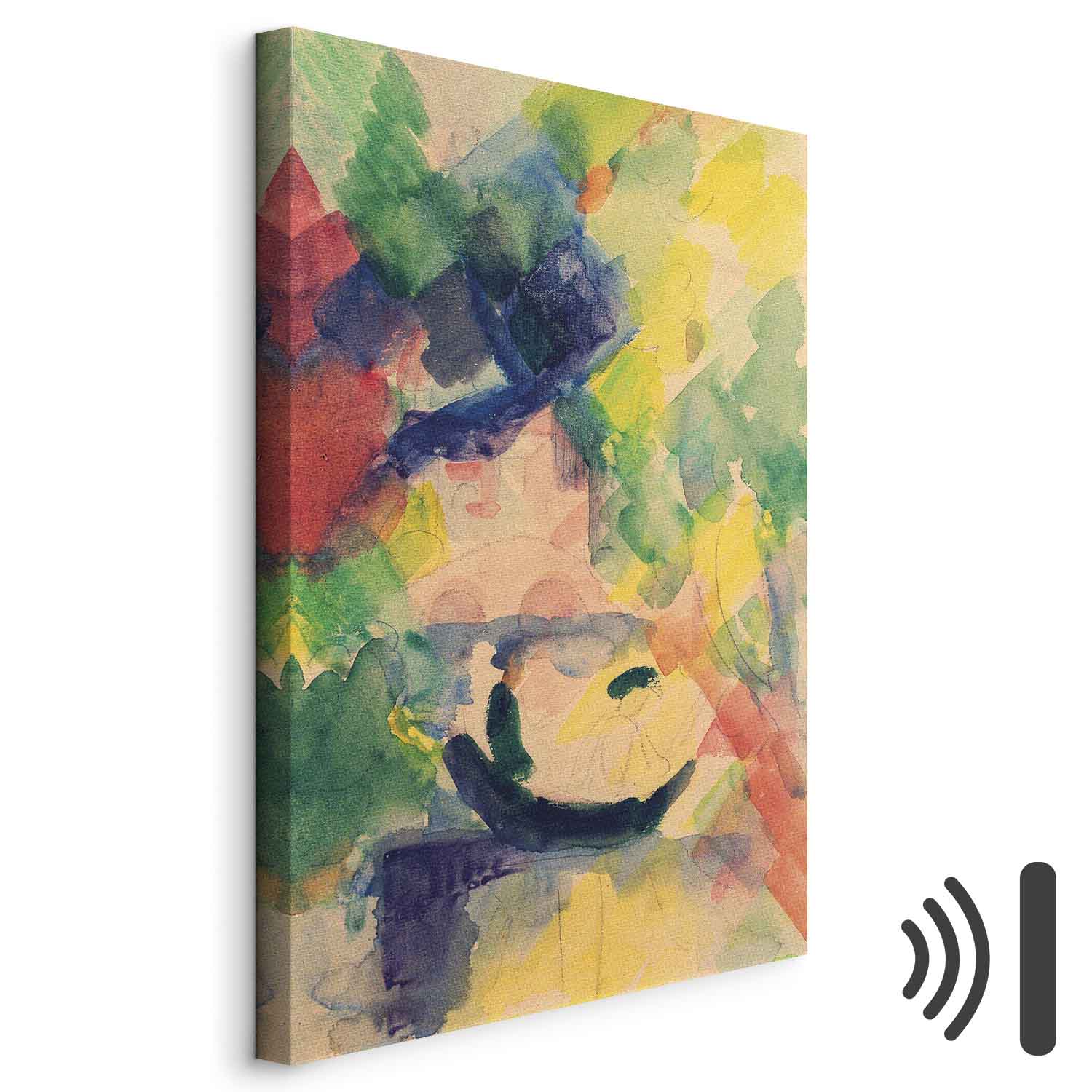 Couple in a Boat Classic Canvas Print