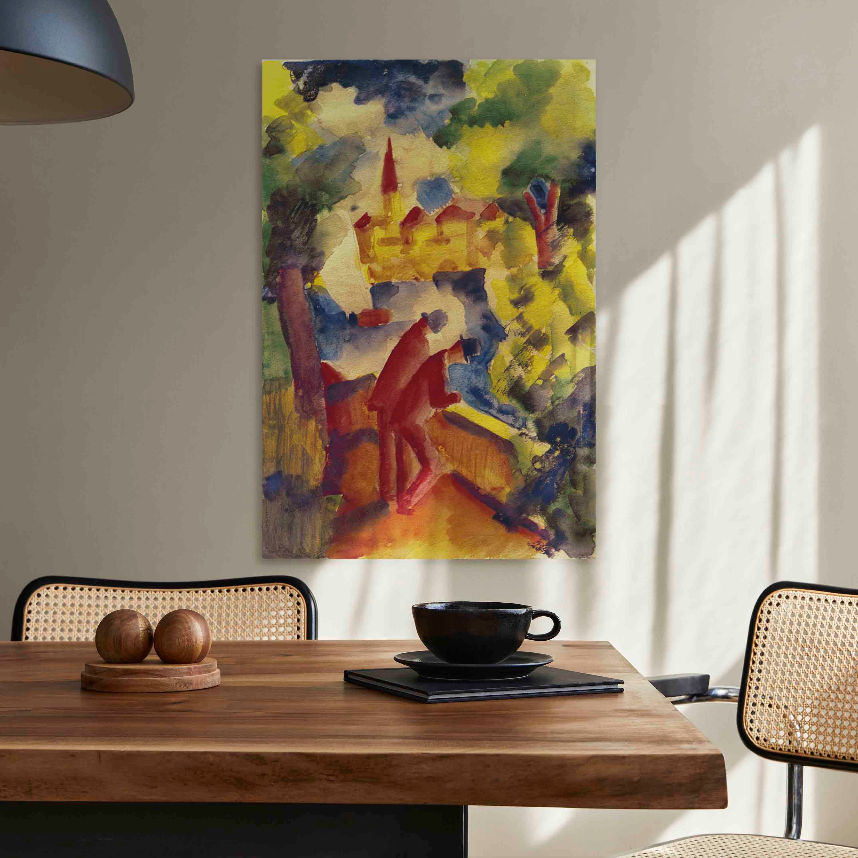 Canvas Print - August Macke Artwork