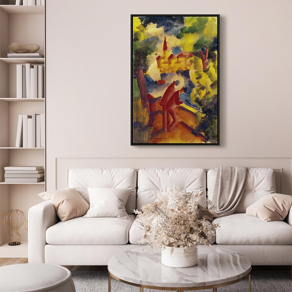 Leinwanddruck – Kunstwerk von August Macke