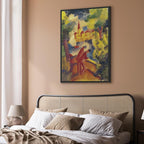 Leinwanddruck – Kunstwerk von August Macke