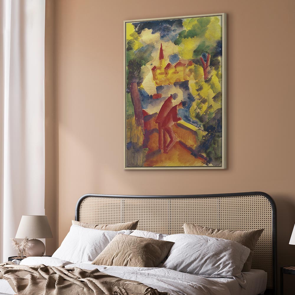 Leinwanddruck – Kunstwerk von August Macke