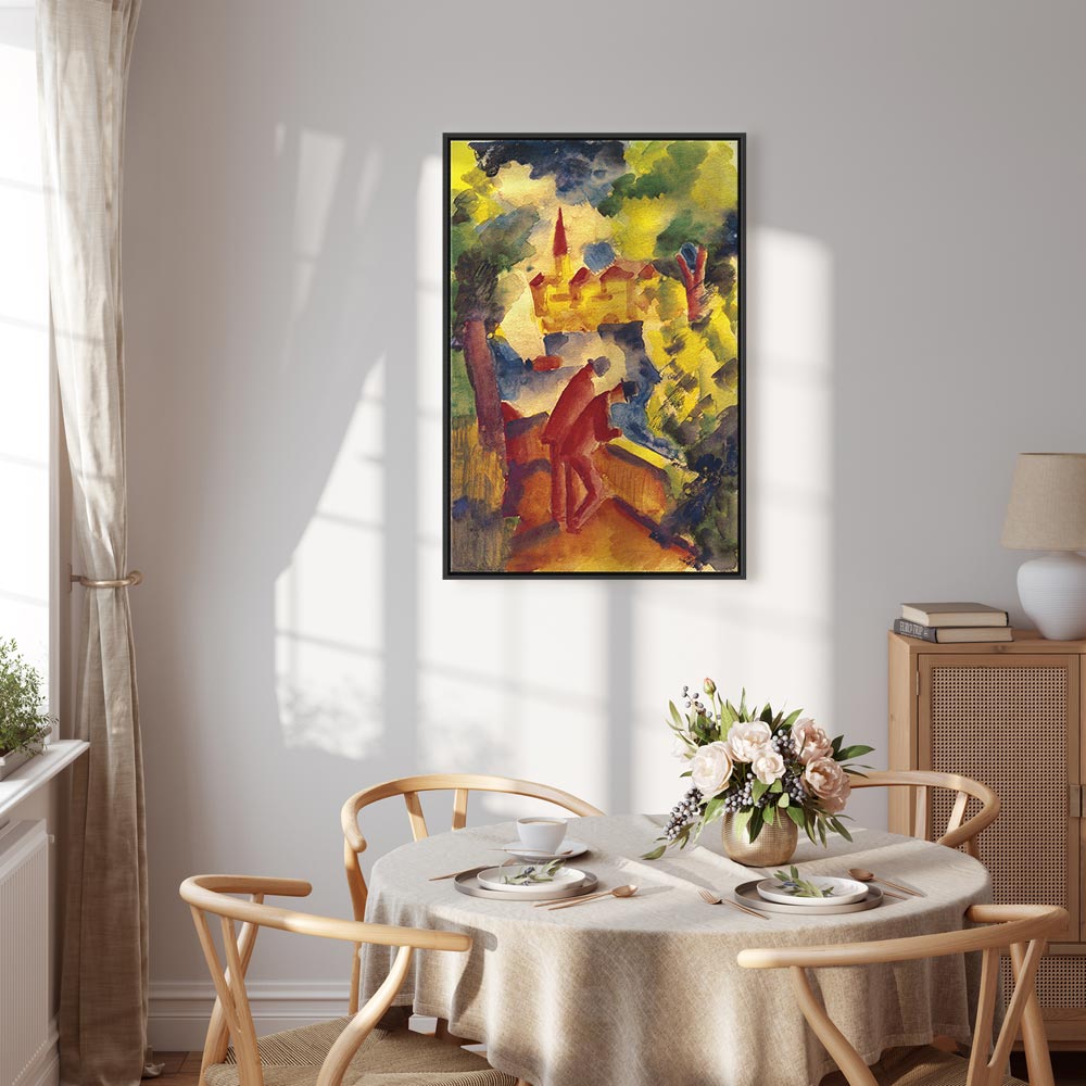 Leinwanddruck – Kunstwerk von August Macke