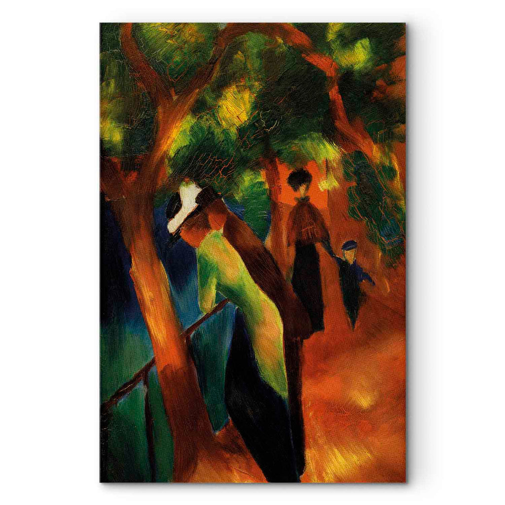 Sunny Garden Path Classic Canvas Print