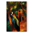 Sunny Garden Path Classic Canvas Print