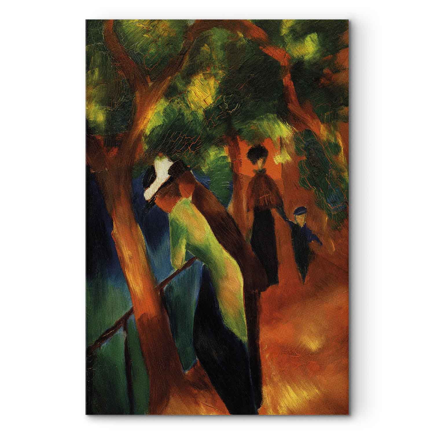 Sunny Garden Path Classic Canvas Print