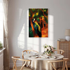 Sunny Garden Path Classic Canvas Print