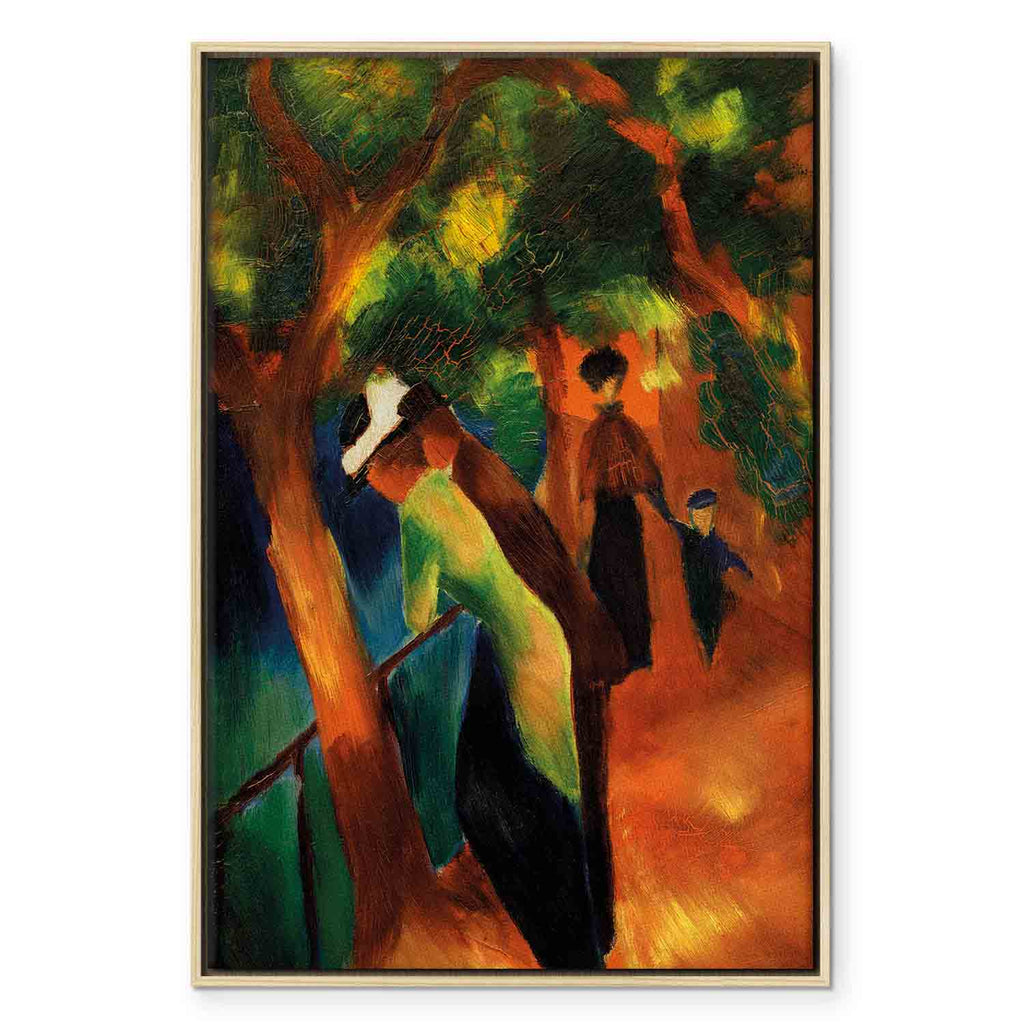 Sunny Garden Path Classic Canvas Print