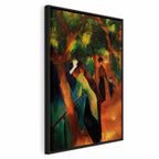Canvas Print Sonniger Weg by August Macke