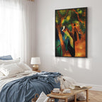 Canvas Print Sonniger Weg by August Macke