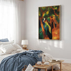 Canvas Print Sonniger Weg by August Macke