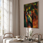 Canvas Print Sonniger Weg by August Macke