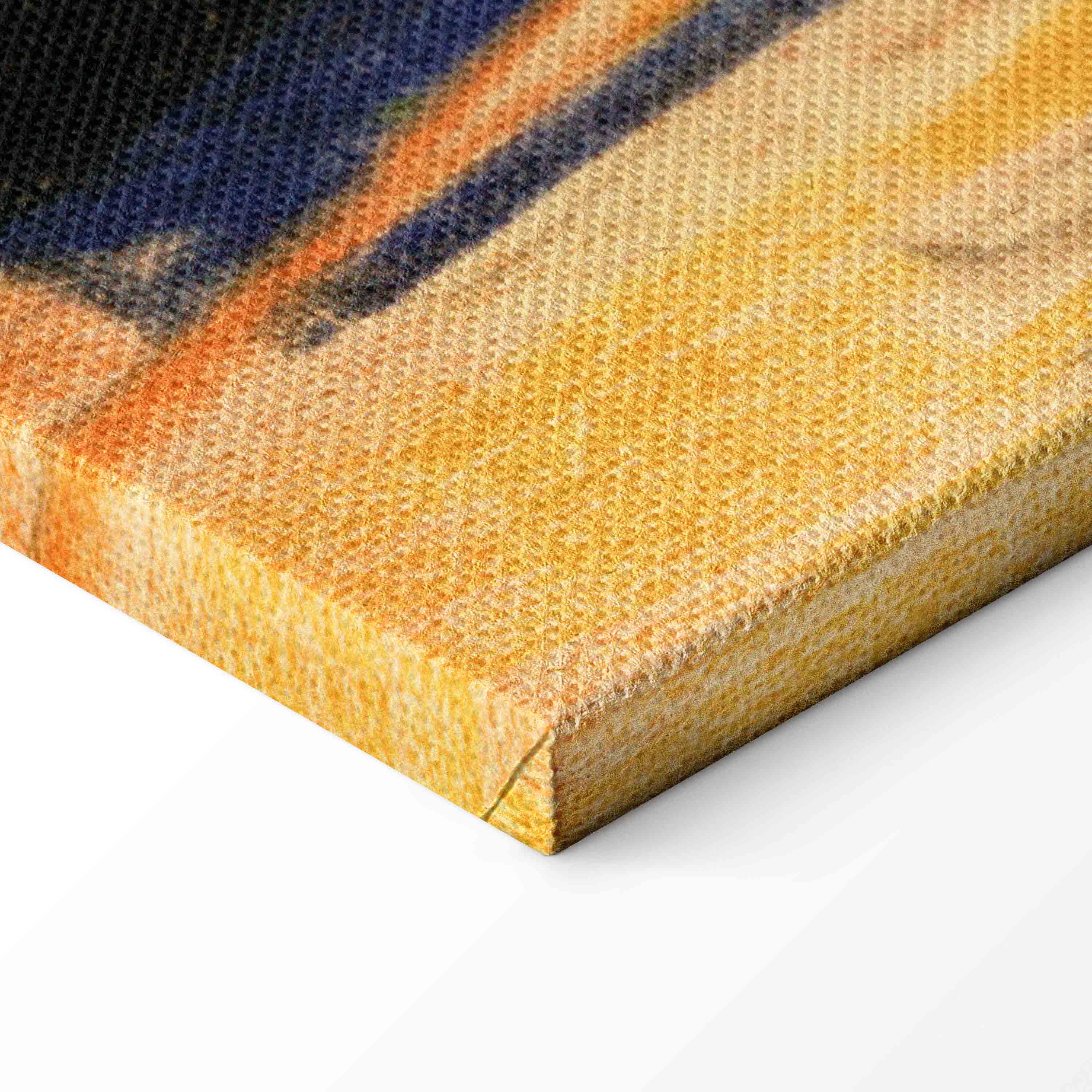 August Macke Walker Under Trees Canvas Print