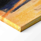 August Macke Walker Under Trees Canvas Print