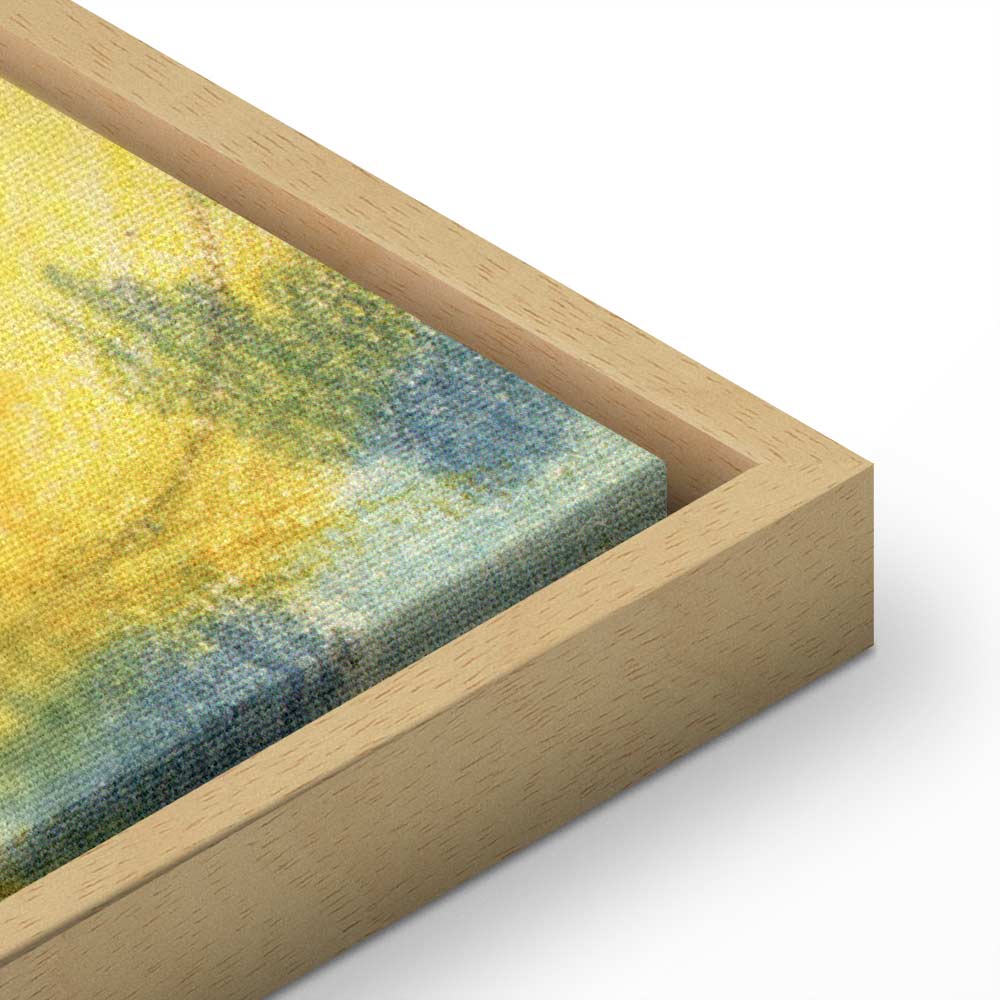 August Macke Walker Under Trees Canvas Print