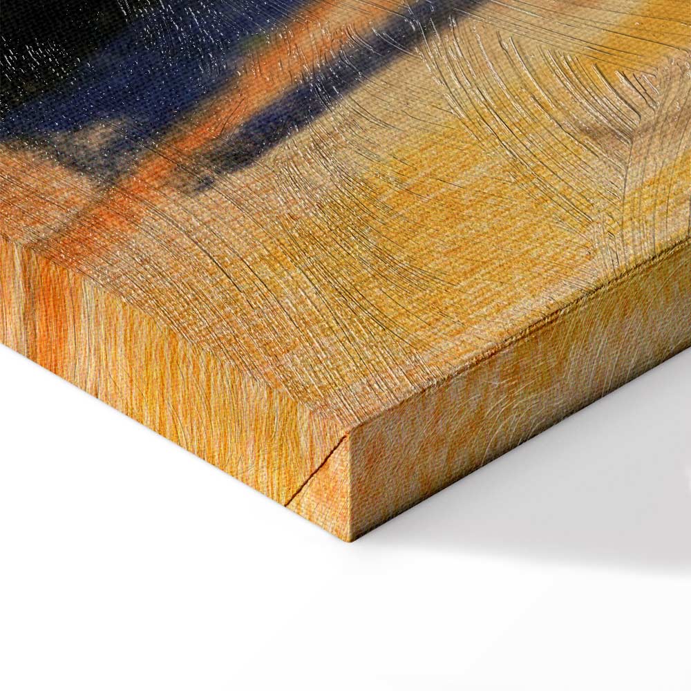 August Macke Walker Under Trees Canvas Print