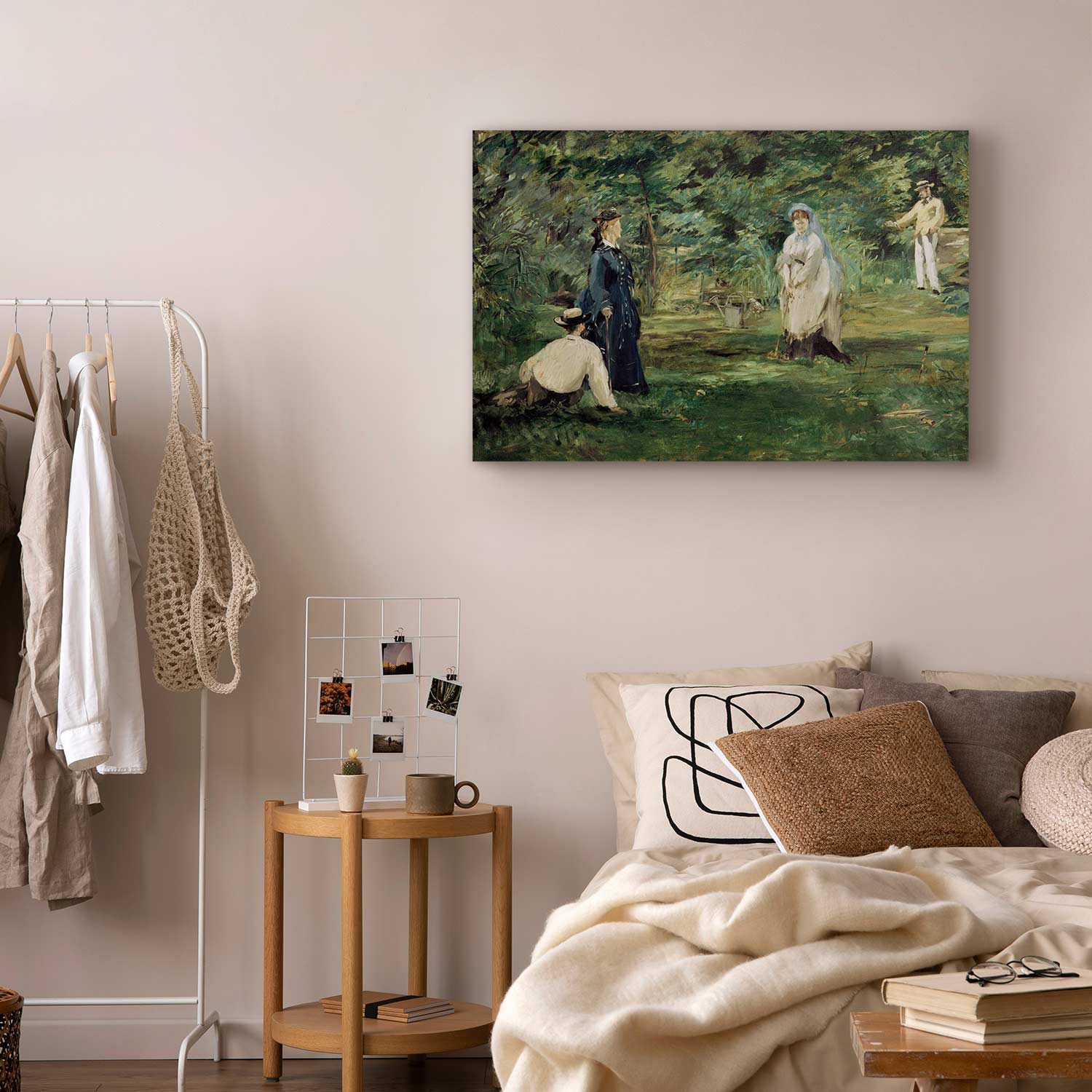Paris Croquet Scene Classic Canvas Print