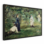 Canvas Print - La Partie de croquet in Paris (Manet)