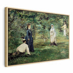 Canvas Print - La Partie de croquet in Paris (Manet)