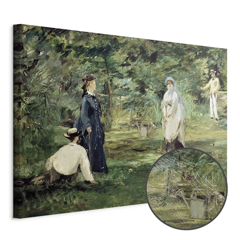 Paris Croquet Scene Classic Canvas Print