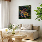 Tegernsee House Landscape Canvas Print