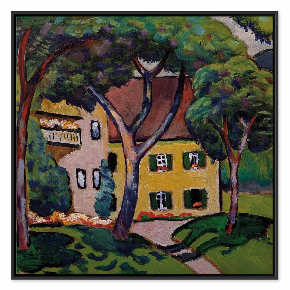 Tegernsee House Landscape Canvas Print